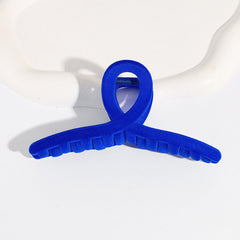 Vintage Velvet Hair Claw Solid Shark Claw Hair Accessories for Women