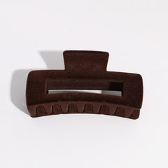 Vintage Velvet Hair Claw Solid Shark Claw Hair Accessories for Women