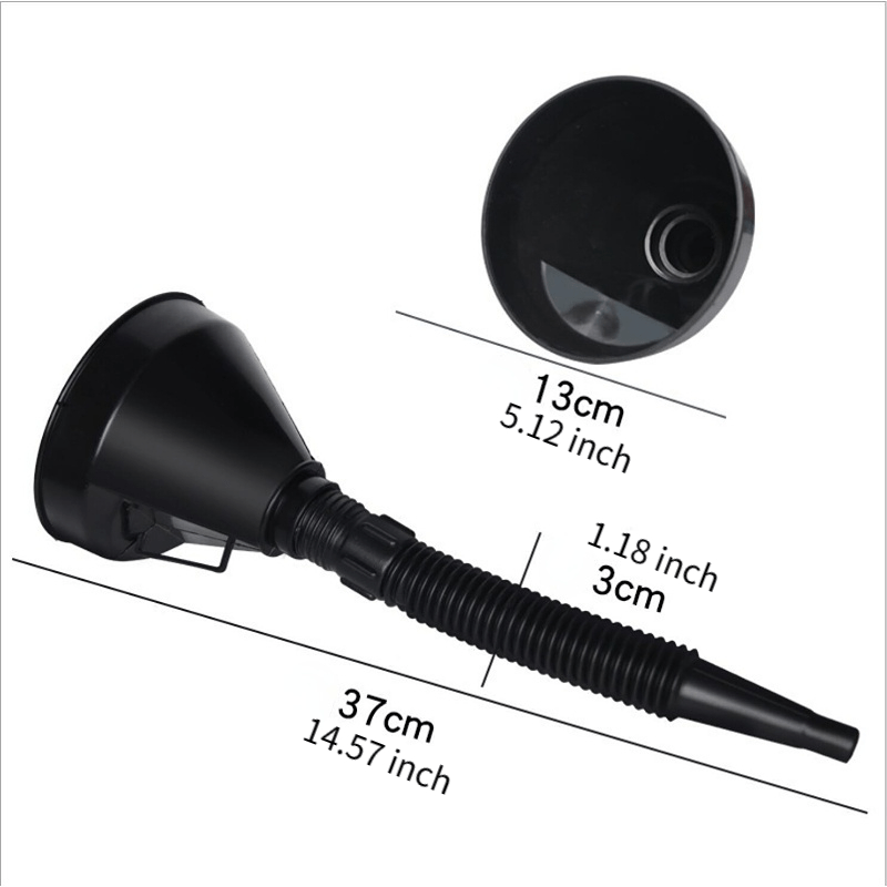 Engine Refueling Funnel With Filter For Car Motorcycle Truck Gasoline Filling