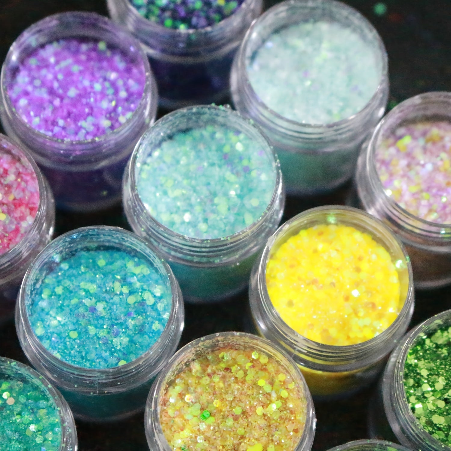Chunky Glitters Fine Mix UV Resin Jewelry Making Decor Slime Fillings