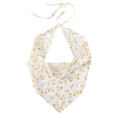 Women's Floral Triangle Bandana Headband Shawl Scarf