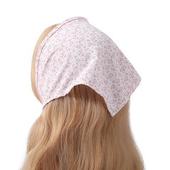 Women's Floral Triangle Bandana Headband Shawl Scarf