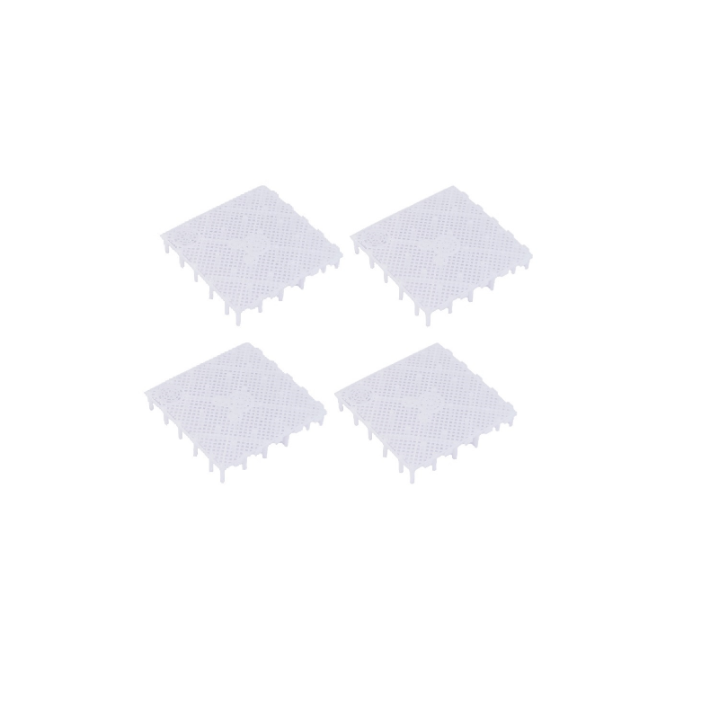 4pcs Aquarium Bottom Filter Plate Sand Gravel PVC