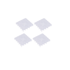 4pcs Aquarium Bottom Filter Plate Sand Gravel PVC