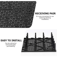 4pcs Aquarium Bottom Filter Plate Sand Gravel PVC