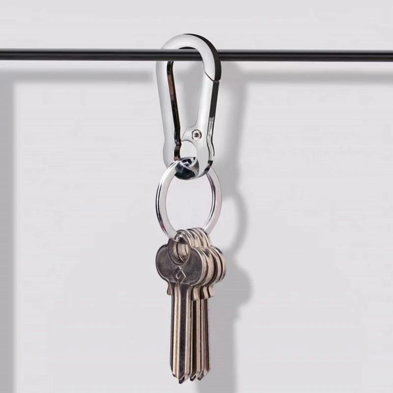 Motorcycle Keychain Alloy Metal Key Chain Ring Key Fob Carabiner Pendant