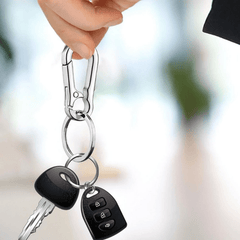 Motorcycle Keychain Alloy Metal Key Chain Ring Key Fob Carabiner Pendant