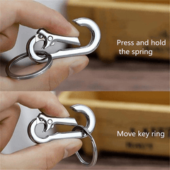 Motorcycle Keychain Alloy Metal Key Chain Ring Key Fob Carabiner Pendant
