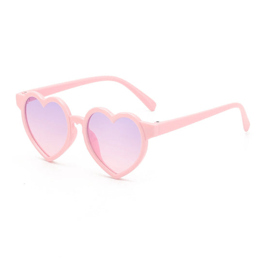 Heart Shaped Polarized Sunglasses for Girls