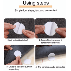 10pcs Non Slip Bed Sheet Holder Invisible Adhesive Buckle