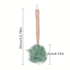 Long Handle Bath Brush Back Scrubber Shower Exfoliating Bath Ball