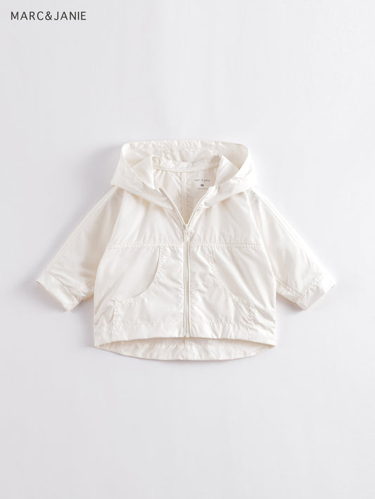 Girls Sunscreen Rash Guard Hoodie Zip Top