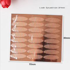 Water Sticking Lace Double Eyelid Stickers Widened Half Moon Shape