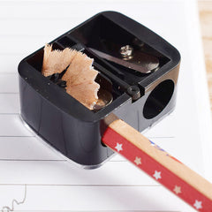 Dual-Hole Lip Pencil Sharpener for Eyebrow, Lip Liner, Eyeliner - Gift for Her