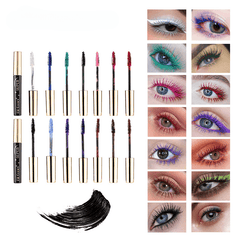 14 Colors Volume Curling Mascara Waterproof Smudge Proof for Parties