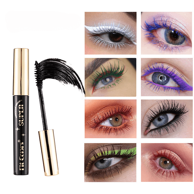 14 Colors Volume Curling Mascara Waterproof Smudge Proof for Parties