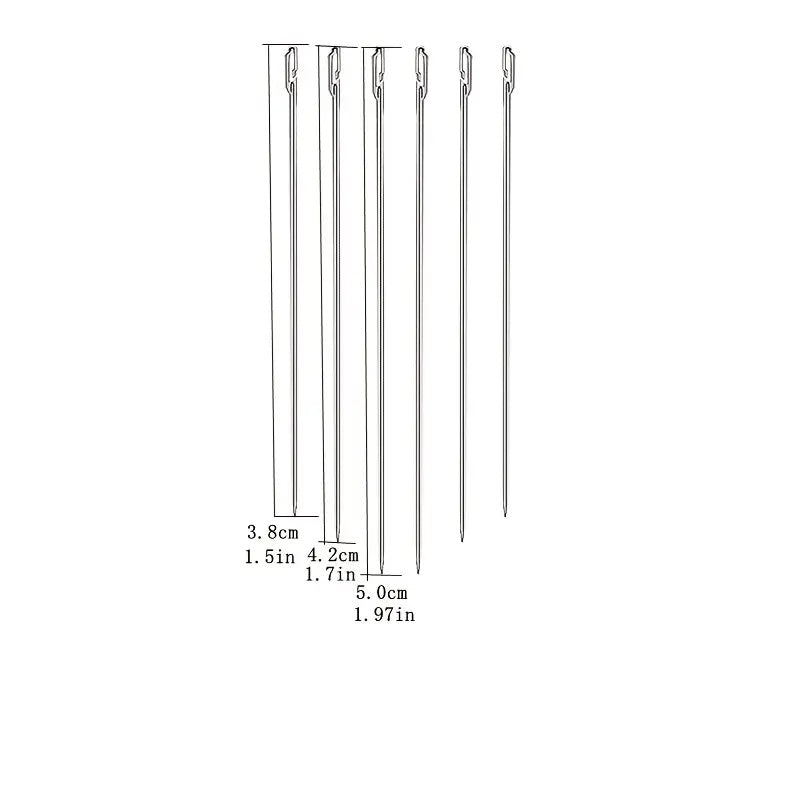 24pcs Metal Aluminum Crochet Wool Knitting Needles Set