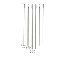 24pcs Metal Aluminum Crochet Wool Knitting Needles Set