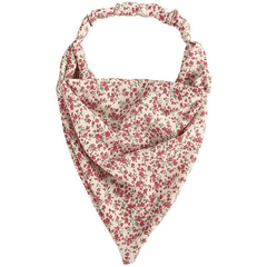 Floral Print Head Scarf Vintage Bandanas Hairband Headwrap Hair Accessories