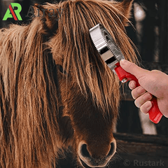 Stainless Steel Curry Comb Horse Brush for Grooming