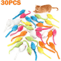 Interactive Mouse Cat Toy Plush Chew