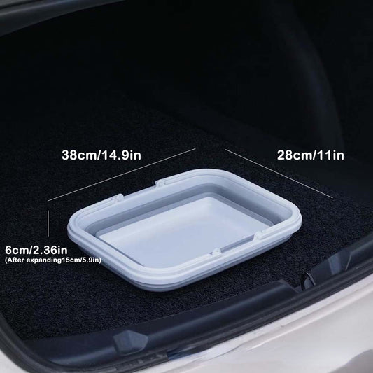 Foldable Sink Picnic Basket for Camping Hiking