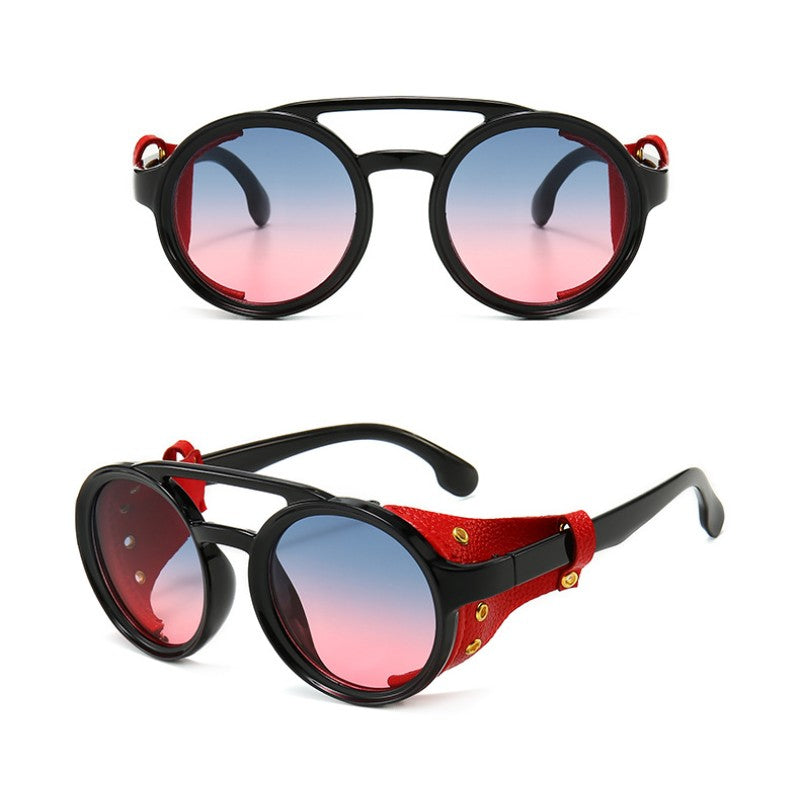 Men's Steampunk Vintage Windscreen Riding Glasses UV400