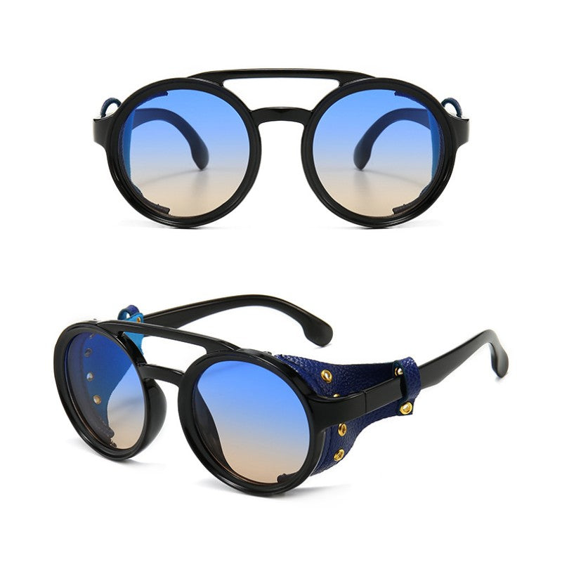 Men's Steampunk Vintage Windscreen Riding Glasses UV400