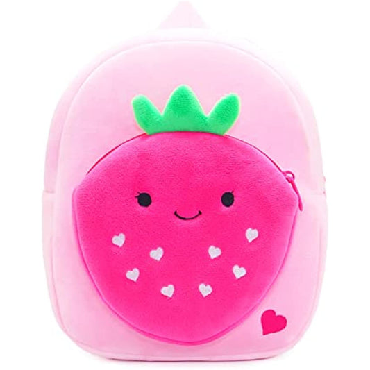 Fruit Cartoon Travel Backpack Plush Mini Bag
