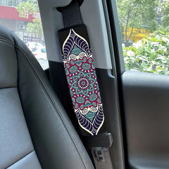 Bohemian Style Car Seat Belt Covers Soft Shoulder Pad Protector