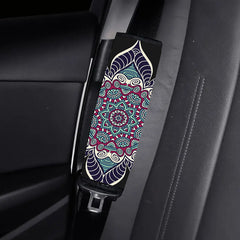 Bohemian Style Car Seat Belt Covers Soft Shoulder Pad Protector
