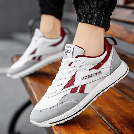Men's Breathable Lace Up Mesh Sneakers Casual Outdoor Running Shoes