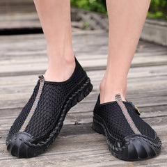 Men's Stitch Mesh Breathable Sneakers Non Slip Outdoor Shoes