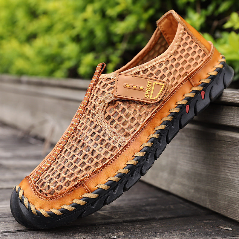 Men's Stitch Mesh Breathable Sneakers Non Slip Outdoor Shoes