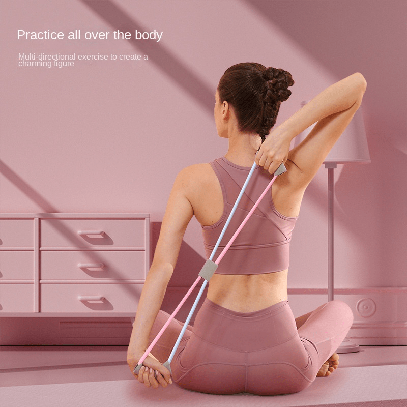 8-shaped Tension Rope Stretch Training Belt for Yoga