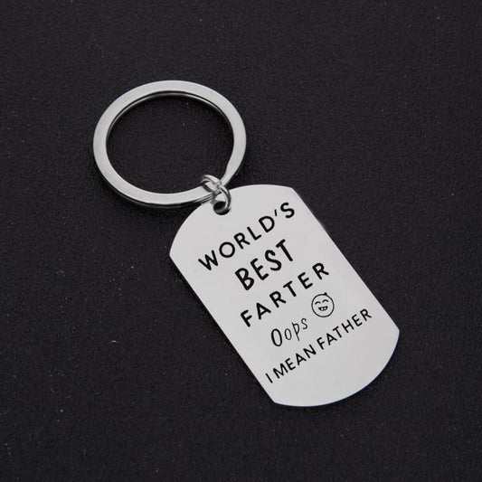 Dad Keychain Dad From Son Daughter Christmas Gift Keyring Father's Gift