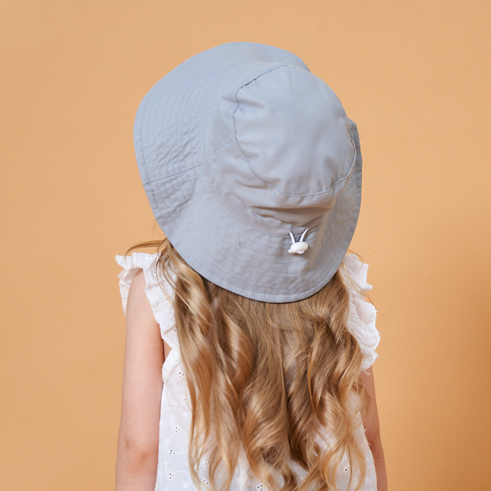 Girls Sun Hat Kids Adjustable Fisherman Hat