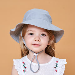 Girls Sun Hat Kids Adjustable Fisherman Hat
