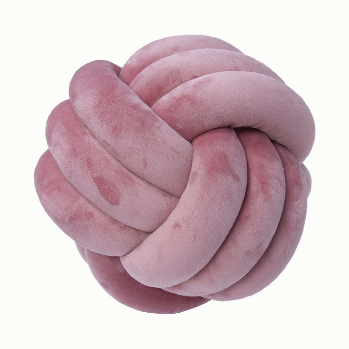 Hand Woven Three Strand Rope Round Pillow