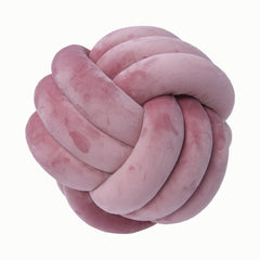 Hand Woven Three Strand Rope Round Pillow