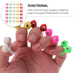10pcs Finger Eye Puppet Toy Eyeball Rings Funny Game Educational Kids Party