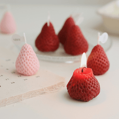 Strawberry Aromatherapy Candle - Bridesmaid Gift - Holiday Accessory