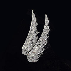 Angel's Wings Feather Brooch For Men Versatile Match Jewelry Suit Coat Pin