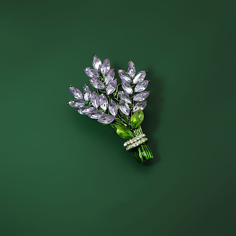 Lavender Brooch For Men Temperament Sense Niche Sweater Corsage Pin