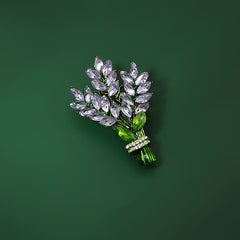 Lavender Brooch For Men Temperament Sense Niche Sweater Corsage Pin