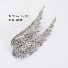 Angel's Wings Feather Brooch For Men Versatile Match Jewelry Suit Coat Pin