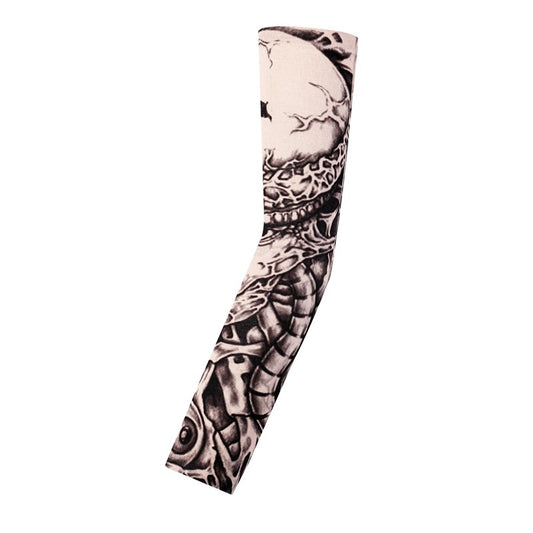 Temporary Tattoo Ice Silk Arm Sleeves Sun Protection Sleeve