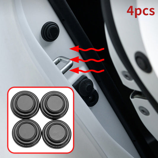 4pc Car Sticker Door Shock Pad Protects From Collisions
