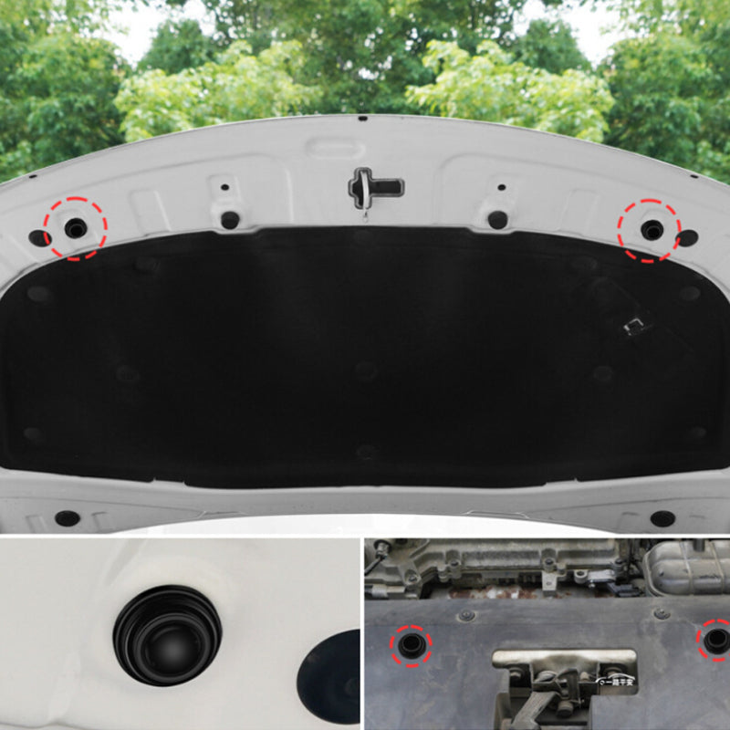 4pc Car Sticker Door Shock Pad Protects From Collisions