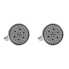 Men's Classic Round Cufflinks - Wedding Business Accessories